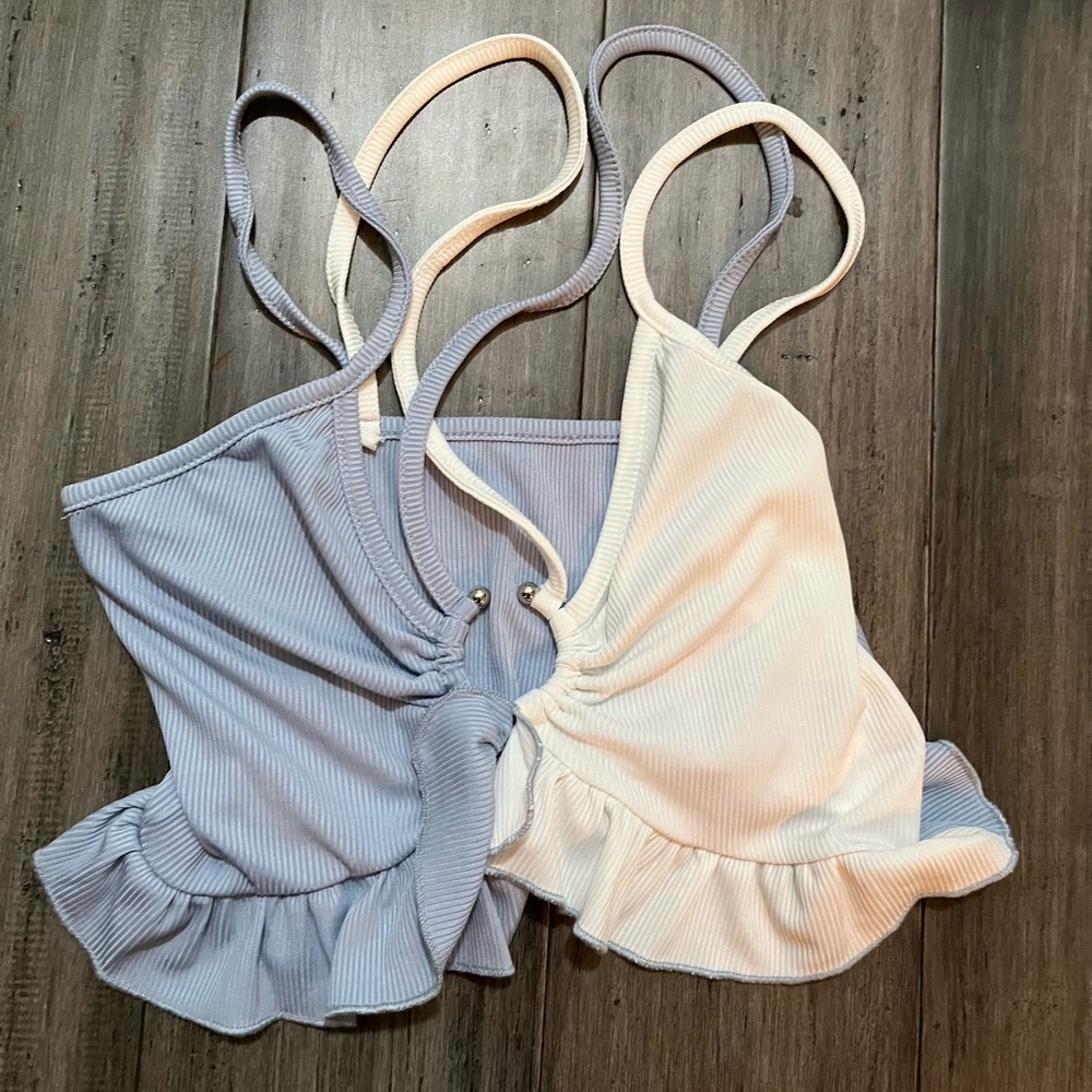 romwe multi color crop top